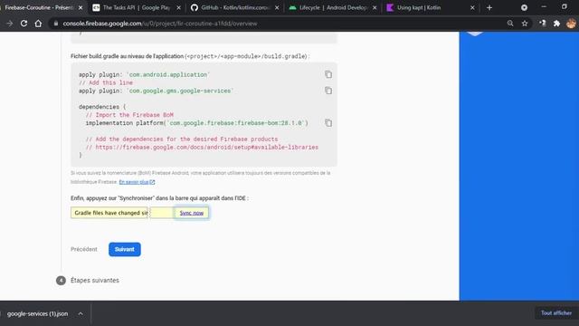 Android : Firebase avec le Coroutine | MVVM Ep2 Configuration du projet | tuto français смотреть онлайн