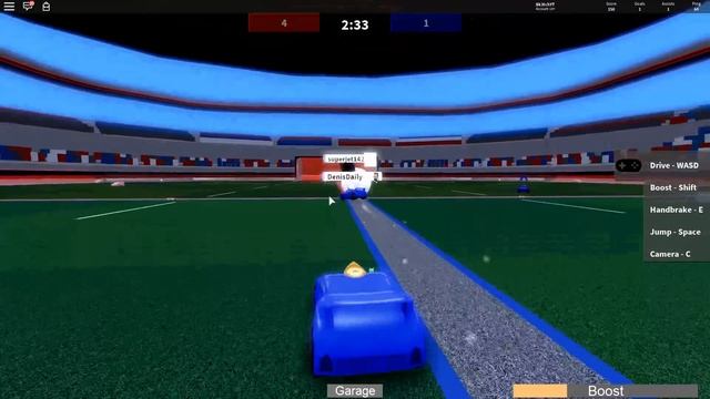 Roblox Adventures - CRAZY FOOTBALL STUNTS WITH CARS! (Roblox Rocket League) смотреть онлайн