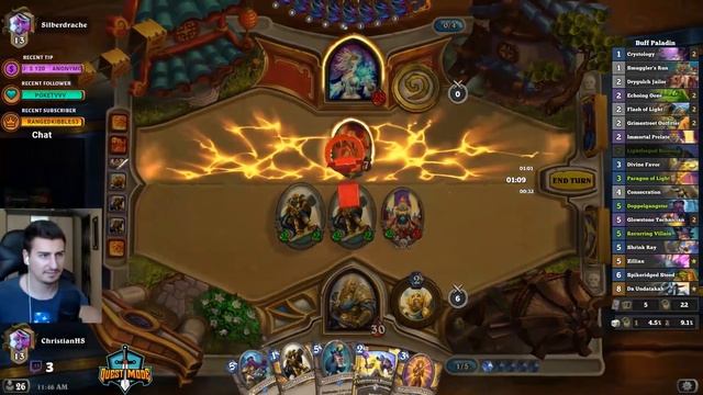 Hearthstone: Hand-Buff Paladin Is Actually Really Good! Rise of Shadows New Decks | Wild смотреть онлайн