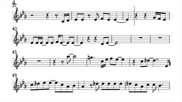 Alone by Heart Trumpet Clarinet orig key Sheet Music Backing Track Play Along Partitura смотреть онлайн