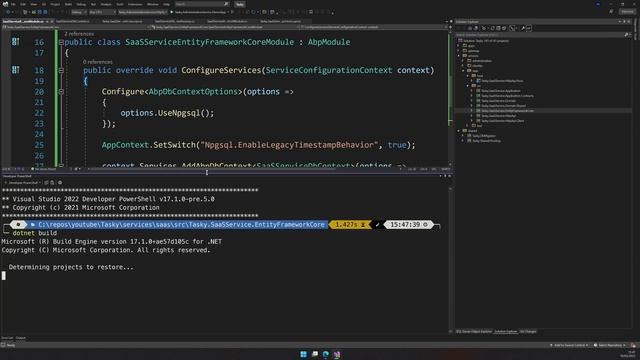 SaaS Services - .NET Microservice application with ABP - Part 5 смотреть онлайн