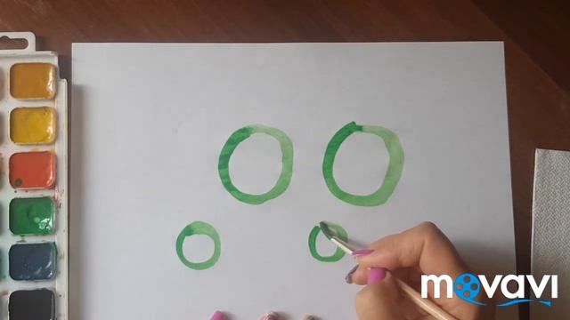 "Колечки"-рисование (3+;4+;5+) смотреть онлайн