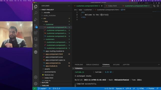 Angular for beginners Lesson 7 - Data Binding and String Interpolation смотреть онлайн