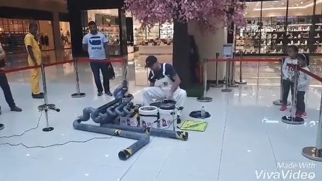 Drum solo music live amazing talent || Dragon Mart 2 || Dubai Shopping Festival 2018 смотреть онлайн