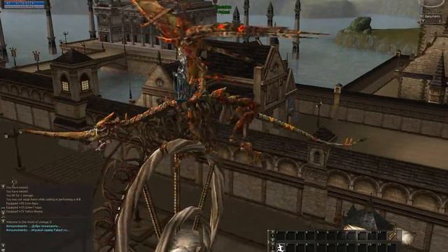 Новая виверна Lineage 2 Interlude (New wyvern) смотреть онлайн