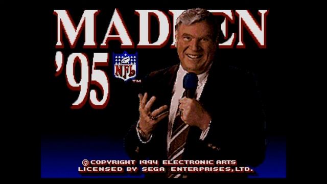 Game Start - Madden NFL '95 (Genesis) смотреть онлайн