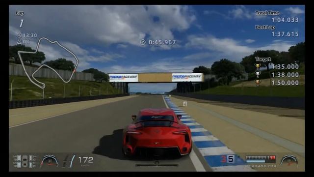 Gran Turismo 6 Seasonal Event Ep3 Toyota FT-1 смотреть онлайн