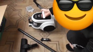 Пылесос Samsung SC4520 распаковка, обзор, тест #grafproduction #графпродакшн