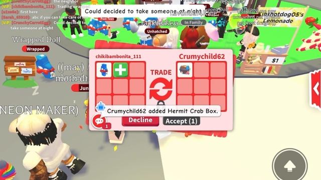 ЧТО ДАЮТ ЗА НОВУЮ ЗАВЕРНУТУЮ КУКЛУ В АДОПТ МИ РОБЛОКС? TRADING NEW WRAPPED DOLL || Adopt Me Roblox смотреть онлайн