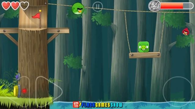 Green Terence Angry Bird In Red Ball 4 Deep Forest Mobile Game Walkthrough смотреть онлайн