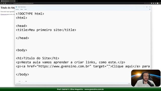 03 [APRENDA A CRIAR UM SITE] - Inserindo Links no site смотреть онлайн