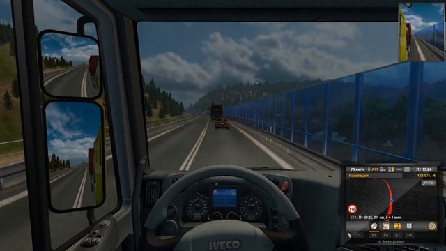 Euro Truck Simulator 2, прохождение #62 Ксенон в Украину (ProMods 2.16+RusMap 1.7.2) смотреть онлайн
