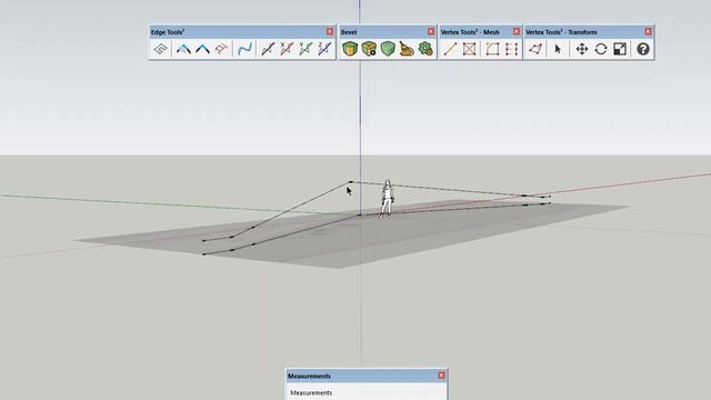 Double curved and inclined wall (v.2) | SketchUp смотреть онлайн