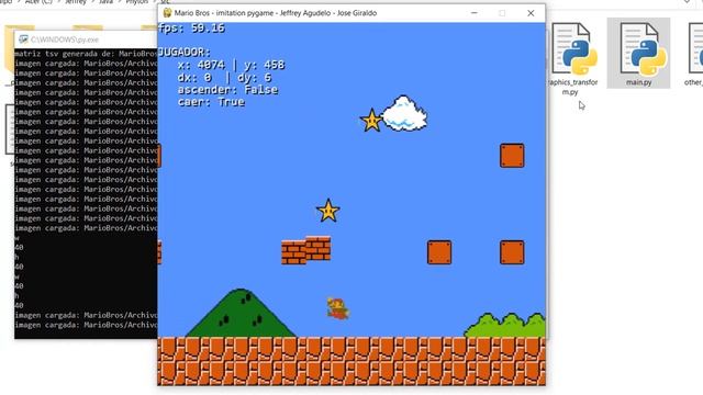 SUPER MARIO BROS EN PYTHON [ pygame ] смотреть онлайн