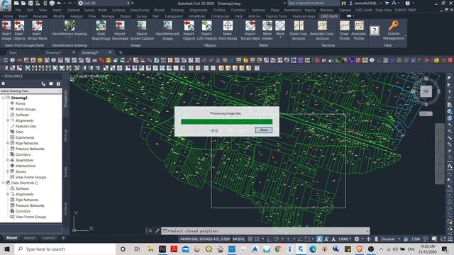 Autodesk Civil 3D 2020 with CAD-Earth Application смотреть онлайн