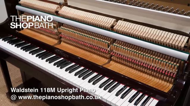 Waldstein 118M Gloss Mahogany @ The Piano Shop, Bath смотреть онлайн