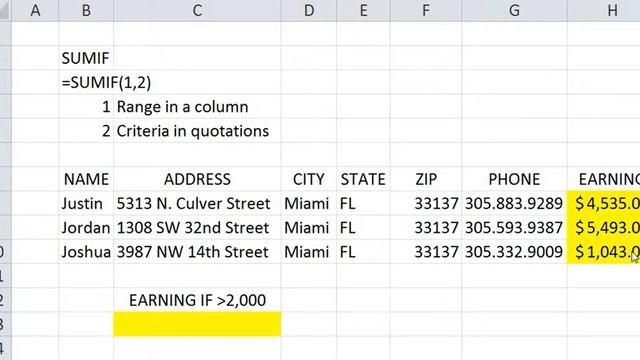 How to use SUMIF for Microsoft Excel 2016, 2013, 2010 смотреть онлайн
