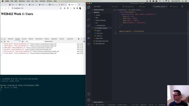 WEB422 Week 01 Part 5 - Using a Web API for Front End смотреть онлайн