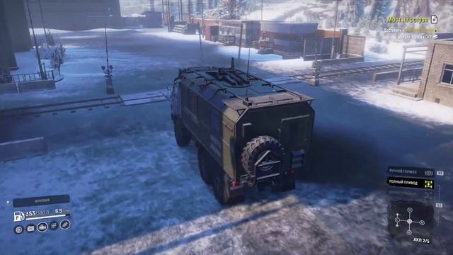 SnowRunner [ Суровый Климат ] - Регион: Амур, РФ. Часть 4. Полная жесть !!! Мост на остров. Часть 1 смотреть онлайн