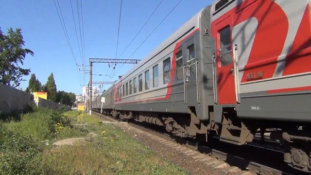 ЭП1М-609 с поездом №62 Москва — Нальчик смотреть онлайн