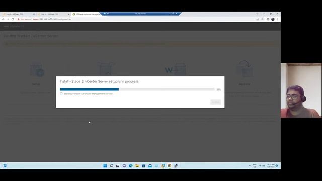 5. Installing & Configuring vCenter 7.0 on VMware Workstation VM-OVF Deployment, PSC Setup |Home La смотреть онлайн