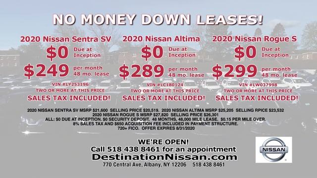 Destination Nissan | 2020 Nissan Altima | $289/Month| No Money Down! смотреть онлайн
