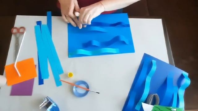 "Вітрильник". Об"ємна аплікація. смотреть онлайн