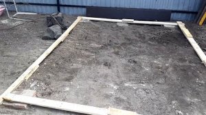 Бетонная плита на грунт. Основание, под беседку.