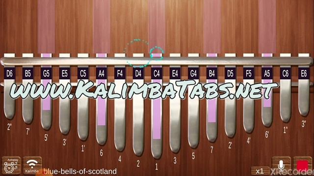 Blue Bells Of Scotland (Easy Kalimba Tab Notes In Description)