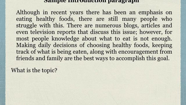 1. Basic Essay Structure: Introduction, Body, Conclusion смотреть онлайн