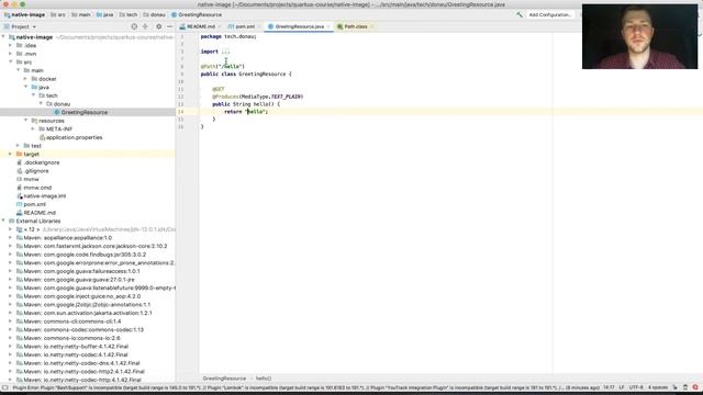 Quarkus Backend development with Java and GraalVM - Building Native image with Maven 000 смотреть онлайн