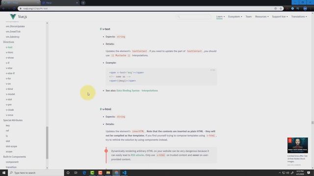 বাংলায় Vue js শিখুন | Directives: V-text & V-html (Part: 6) смотреть онлайн