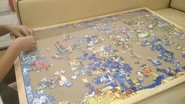 СОБРАЛ ПАЗЛ 1500 ДЕТАЛЕЙ!!!**часть 1** смотреть онлайн