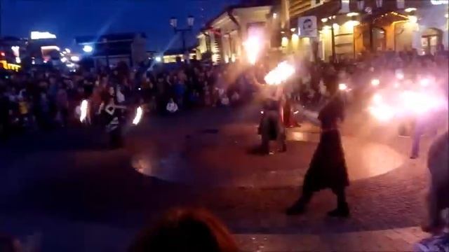 Огненное шоу в Иркутске смотреть онлайн