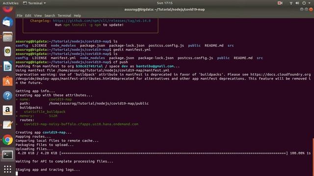 Deploy reactjs apps “Covid19 Interactive Map” to SAP Cloud Platform смотреть онлайн
