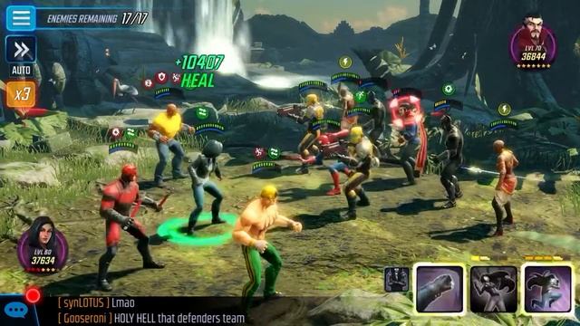 Marvel Strike Force - DD1 - Node 4 Attempt 3 (Defenders + Wolverine) смотреть онлайн