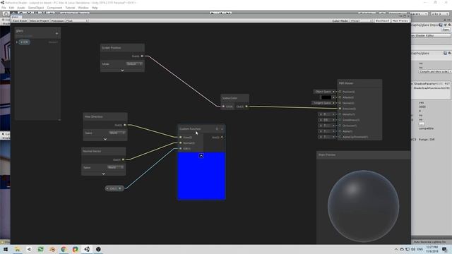 Glass/Water Refractive Shader in Unity using Shader Graph (Camera Texture Method) смотреть онлайн