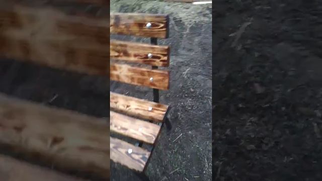 Скамейка из профильной трубы