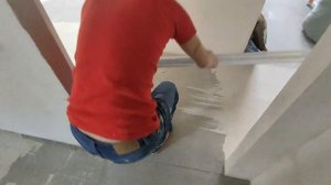 Бюджетный способ выравнивания Кривой Стяжки и неровных полов 90 м2 За 3000 тыс стяжка под ламинат