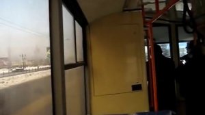 Первый выход троллейбуса БКМ-321 на линию в Курске