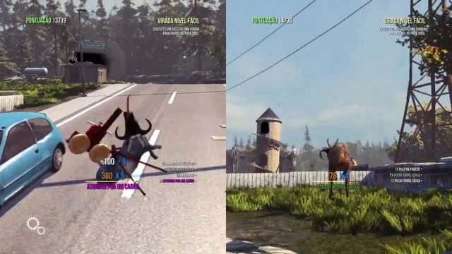 Rinha de cabras e drift - Goat Simulator PS4 смотреть онлайн