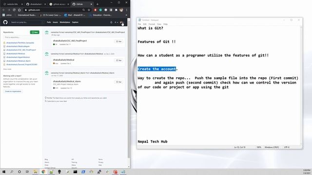 Git & GitHub for the beginners. Create Repo | Push & clone смотреть онлайн