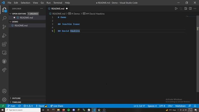 Git Practice - David Hawkins and Joachim Isaac смотреть онлайн