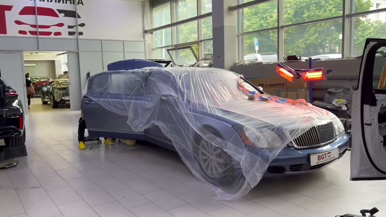 Maybach S57, S62 - доводчики дверей   как должно работать