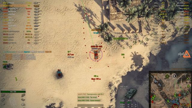 WorldOfTanks Т92 Песчаная Река дамаг 8852