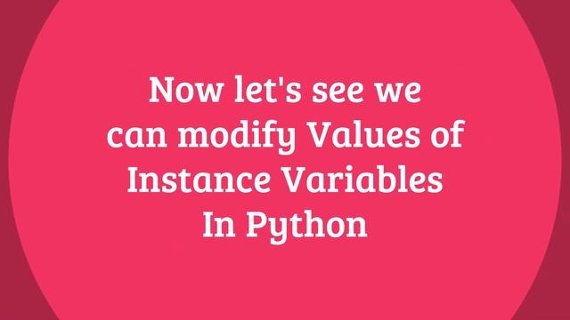 instance variables in python | python full course | python 3.9 | python latest version #python3 #ne смотреть онлайн