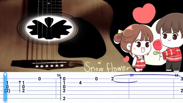Snow Flower - Yuki no hana - Mika Nakashima (Tab Guitar Solo) смотреть онлайн