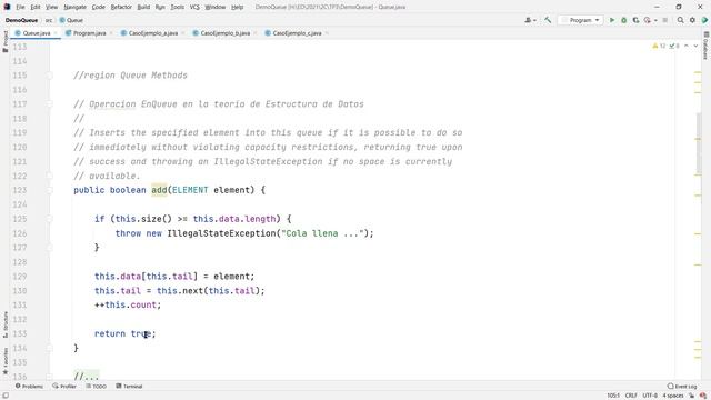 Estructura de Datos - Queue - Cola - Código en Java смотреть онлайн