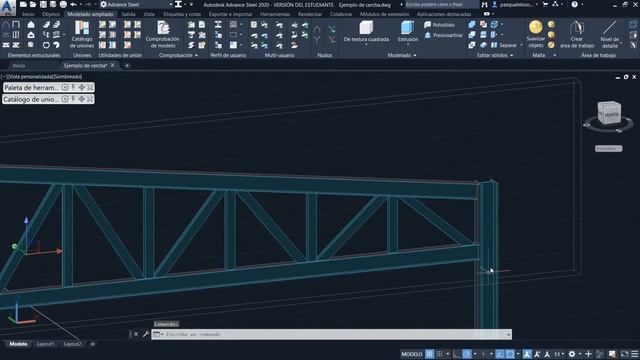 Cercha con Advance Steel смотреть онлайн