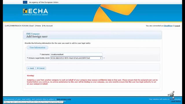 How to add a consultant to help you in the IUCLID Cloud смотреть онлайн